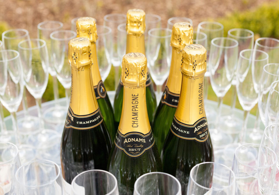 Champagne and alcohol for weddings at Panhandle Package